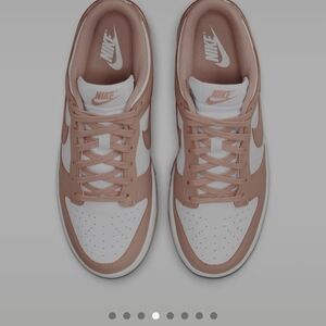 Nike Dunk Low White/Rose Whisper